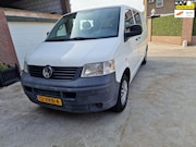 Volkswagen Transporter - 2.5 TDI lang bj 2008 dubbelcabine dubbel schuifdeuren airco
