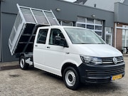 Volkswagen Transporter - 2.0 TDI L2H1 DC Kipper Airco trekhaak 2200kg Trekgewicht 1e