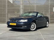 Saab 9-3 - CABRIO 2.0T VECTOR LEER/NAVI/LM VELGEN !! APK 28-6-2027