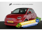 Fiat 500e - La Prima 42 kWh Pano Leder Stoelverwarming JBL Camera Apple