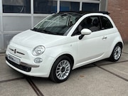 Fiat 500C - 1.2 Lounge, 4 cil, AIRCO, LMV, HALF LEER, SPORT STOELEN,