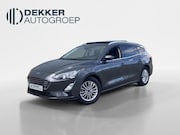 Ford Focus - 1.0 EcoBoost 125 pk Titanium X Wagon Panoramadak - Halfleder