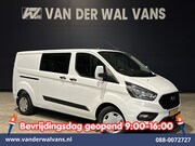 Ford Transit Custom - 2.0 TDCI 131pk L2H1 Dubbele Cabine Euro6 Airco | 6-Zits | Na
