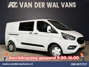 Ford Transit Custom - 2.0 TDCI 131pk L2H1 Dubbele Cabine Euro6 Airco | 6-Zits | Ca