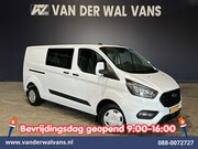 Ford Transit Custom - 2.0 TDCI 131pk L2H1 Dubbele Cabine Euro6 Airco | 6-Zits | LE