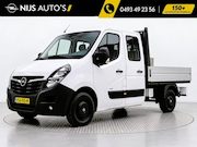 Opel Movano - 2.3 Turbo L2H1 Dubbele Cab. | 2500kg Trekgewicht | Camera | 