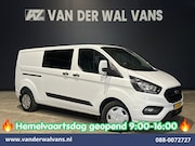 Ford Transit Custom - 2.0 TDCI 130pk L2H1 Dubbele Cabine Euro6 Airco | 6-Zits | LE