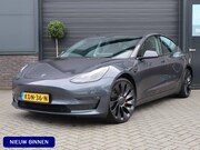 Tesla Model 3 - Performance AWD 75 kWh | 92.6% SOH | FSD 3 | Stuur, stoel en