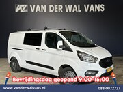 Ford Transit Custom - 2.0 TDCI 130pk L2H1 Dubbele Cabine Euro6 Airco | 6-Zits | Ca