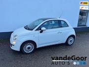 Fiat 500 - 1.2 Naked, '08, airco, lm velgen, pano. dak, jaar apk