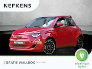 Fiat 500e - La Prima 42 kWh Cabrio | ACCU 95% | Navigatie | Leer | Stoel