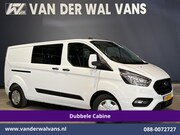 Ford Transit Custom - 2.0 TDCI 130pk L2H1 Dubbele Cabine Euro6 Airco | 6-Zits | Ca