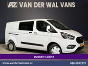 Ford Transit Custom - 2.0 TDCI 131pk L2H1 Dubbele Cabine Euro6 Airco | 6-Zits | Ca
