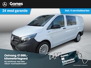 Mercedes-Benz eVito - Lang 66 kWh | Luxe Dubbel-cabine | Parkeersensoren voor & ac
