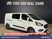 Ford Transit Custom - 2.0 TDCI 130pk L2H1 Dubbele Cabine Euro6 Airco | 6-Zits | LE