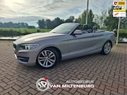 BMW 2-serie - Cabrio 220i High Executive Leer Stoelverw. Clima PDC v+a