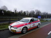 Alfa Romeo 156 - 1.8-16V T.S. Bianco Polare Martini replica