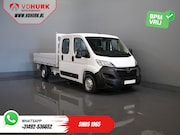 Opel Movano - 2.2 140 pk DC Dubbel Cabine Open Laadbak/ 7 Pers./ 2.5t Trek