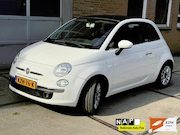 Fiat 500C - 1.2 Lounge,4 cil,AIRCO,LMV,HALF LEER,SPORT STOELEN,NIEUWSTAA