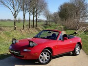 Mazda MX-5 - NA 1.6i-16V 116pk 1991, CLASSIC RED, ZEER ORIGINEEL