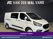 Ford Transit Custom - 2.0 TDCI 131pk L2H1 Dubbele Cabine Inrichting Euro6 Airco | 