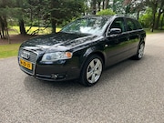 Audi A4 - 2.0 Advance 96KW Avant 2008 Zwart Leder PDC Trekh. APK 1-'27
