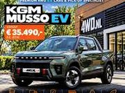 KGM Musso Ev - 82 KW PICK UP 5 pers 1800 KG trekhaak va. € 35.