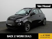 Fiat 500C - 42 kWh Icon | Achteruitrijcamera | Apple Carplay | Stoelverw