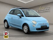 Fiat 500 - 0.9 TwinAir Lounge 2011 BLAUW | Airco | Leder | Schuifdak