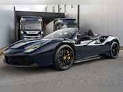 Ferrari 488 - Spider - Blu Pozzi - Carbon Fibre - LED Steering w