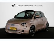 Fiat 500C - La Prima 42 kWh Cabrio Leder Stoelverwarming JBL Camera 17"