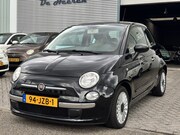 Fiat 500 - 1.2 Lounge A/C zwart Zeer Netjes