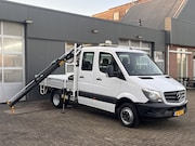 Mercedes-Benz Sprinter - 513cdi 130pk DC Laadkraan Hiab 017T Airco Trekhaak 2000kg Op