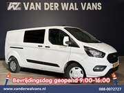 Ford Transit Custom - 2.0 TDCI 131pk L2H1 Dubbele Cabine Euro6 Airco | 6-Zits | Cr