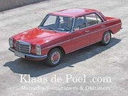 Mercedes-Benz 200-serie - W115 220D 25.000 km karneolrot 95% erstlack