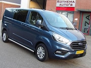 Ford Transit Custom - 2.0 TDCI 170PK AUTOMAAT 2021 DUBCAB TOPSTAAT 6 PERSOONS 2x S