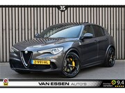 Alfa Romeo Stelvio - 2.9 V6 AWD Quadrifoglio Pano Camera Memory Carbon ACC Stoel/