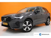 Volvo XC60 - T6 Plus Dark | Leer | Panorama | Trekhaak | Platinum Grey |