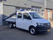 Volkswagen Transporter - 2.0 TDI L2H1 DC Laadkraan Airco Trekhaak 2200kg 6 persoons E