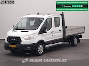 Ford Transit - 130pk Dubbel Cabine Open Laadbak Trekhaak Navi Airco Cruise 