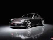 Porsche 911 - 997 Carrera 'Schiefergrau' with a black leather interior. Ma