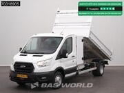 Ford Transit - 170pk Open Laadbak met Kist Dubbellucht 3, 5t Trekhaak Airco